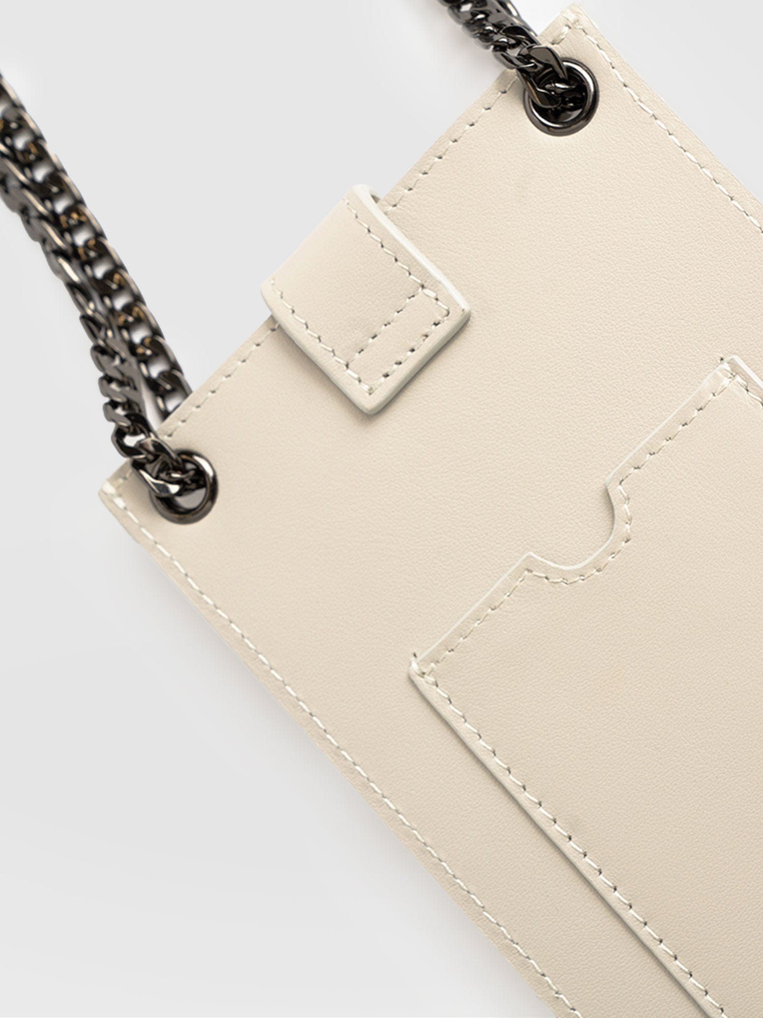 Hoxton Studded Phone Bag Cream - Women's Phone Bag | Saint + Sofia® USA